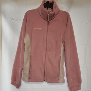 Columbia Youth 18/20 Pink Fleece Jacket